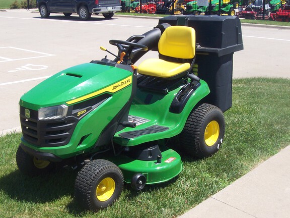 2025 John Deere S120 Lawn Tractor with bagger